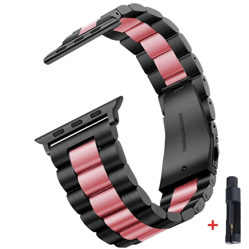 Stainless Steel Strap For Apple Watch - Premium Apple Watch Accessories from Dressmycell.com - Just $19! Shop now at Dressmycell.com Stainless Steel Strap For Apple Watch - Premium Apple Watch Accessories from Dressmycell.com - Just $19! Shop now at Dressmycell.com